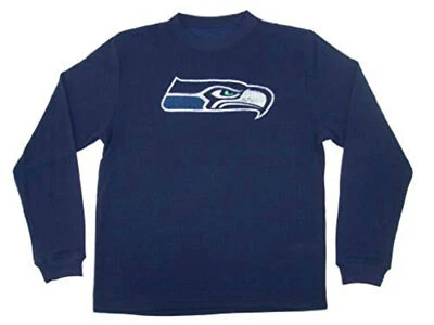Camisa térmica Seattle Seahawks para hombre manga larga logotipo envejecido Foto 1 de 2