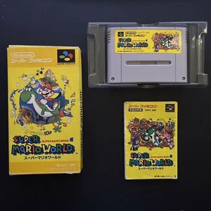 Super Mario World - Nintendo Super Famicom SNES NTSC-J JAPAN Game Complete - Picture 1 of 6