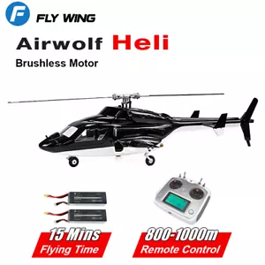 Fly Wing Airwolf 6CH GPS 3D Auto-Return H1 Remote RC RTF Hubschrauber 2Akkus - Bild 1 von 28