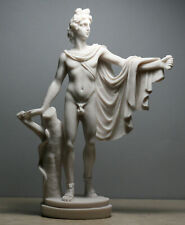 Apollo Belvedere Greek Roman God of Music Nude Male Cast Marble Statue Sculpture