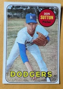 1969 Topps # 216 Don Sutton HOF Los Angeles Dodgers EX - Picture 1 of 2