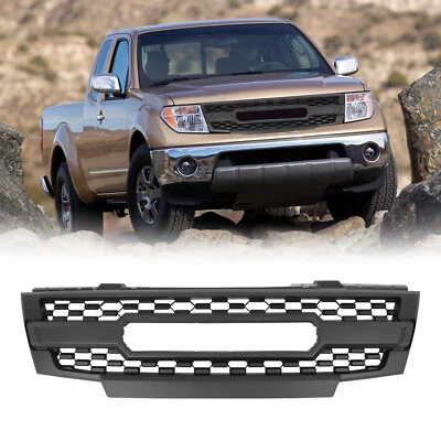 For 2009-2016 Nissan Frontier Black Vertical Front Bumper Grill Grille Foto 1 de 4