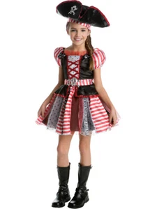 Patchwork Pirate High Seas Matey Classic Girl's Costume - Picture 1 of 1