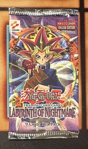 Yu-Gi-Oh! Labyrinth of Nightmare 1st Edition Booster Pack - Sealed - Bild 1 von 2