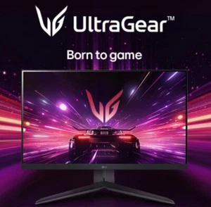 LG Gaming Monitor 24" UltraGear Full HD 1920x1080p sRGB 99% 180Hz IPS 24GS65F - Picture 1 of 12