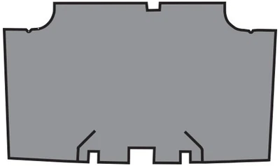 Alfombrilla de maletero Dodge Coronet 1968-1969 - vinilo TM Foto 1 de 2