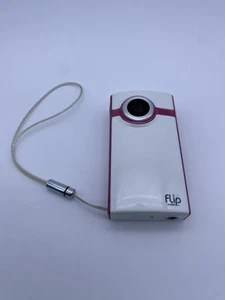 Flip Video Pure Digital Technologies F260P 2GB White Pink Camcorder Compact - Picture 1 of 8