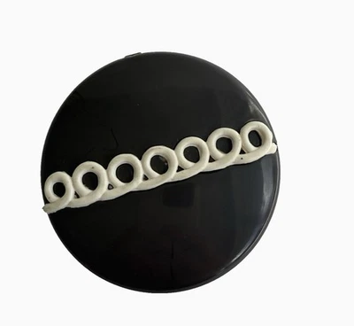 Contenedor para cupcakes anfitriona de colección lonchera trabajo escolar plástico tapa marrón blanco Foto 1 de 4