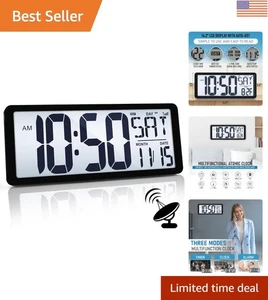 Reloj de Pared Digital Grande 14.2" con Retroiluminación - Perfecto para Hogar y Oficina - Imagen 1 de 10