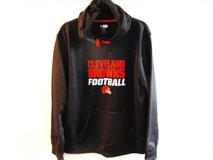 Cleveland Browns Men's XL Club Logo Pullover Hoodie Brown NWT - Picture 1 of 3