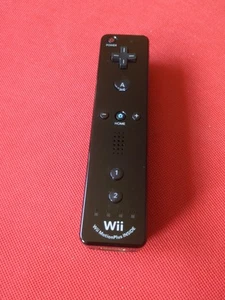 Black OEM Nintendo Wii Remote Motion Plus Controller RVL-036 Tested Ships Free - Picture 1 of 10