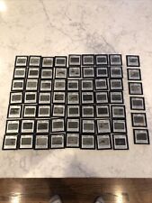 Lot of 62 War Recognition Training Glass Labeled Slides Military US NAVY