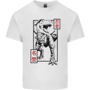 Japanese T-Rex Ninja MMA Mixed Martial Arts Kids T-Shirt Boys Girls - Picture 1 of 61