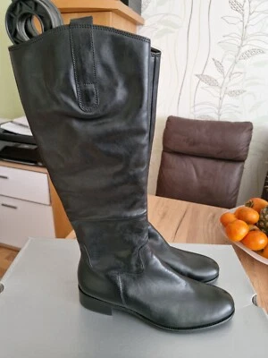Original Gabor Leder - Stiefel in schwarz in Gr. 40,5 / Gr. 7, Schaftweite S - Bild 1 von 4