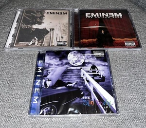 Eminem 3 CD Lot Marshall Mathers LP, Eminem Show, Slim Shady LP - Foto 1 di 2