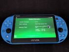 L1972 Sony PS Vita PCH-2000 Konsole Aqua Blue Handheld System PSV