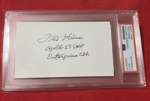 Fred Haise Autograph Apollo 13 NASA Astronaut PSA Signed w/ Special Inscription! - Picture 1 of 2
