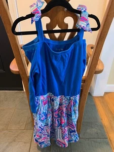 Lilly Pulitzer Kids Girls Floral Print Top/Dress XL, 12-14 - Picture 1 of 5