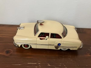 Giocattolo "Electromobile" auto polizia in latta Mizuno JAPAN anni 50 - Foto 1 di 11