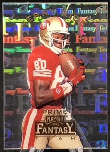 1995 Playoff Prime JERRY RICE Fantasy Team insert San Francisco 49ers Acetate - Picture 1 of 2
