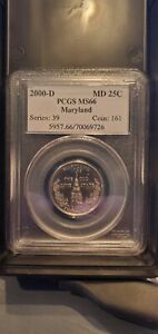 2000-D PCGS MS66 Maryland State Quarter