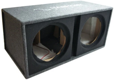 HARMONY MASTER Harmony Audio HA-E12 Dual 12" Empty Vented Port Sub Box Unloaded Enclosure New