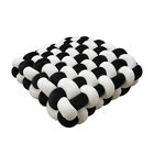 Nordic Knotted Ball Pillow Cushion Creative Square Woven Sofa Pad Mat Home Gifts