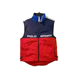 Polo Sport Ralph Lauren Limited Edition Tech Vest Men's Size S Red Blue NWT - Picture 1 of 10