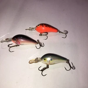TRES (3) señuelos Rapala FAT RAPS Crankbait’s-GRAN COLOR L845 - Imagen 1 de 4
