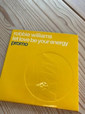 Robbie Williams – Let Love Be Your Energy 2001 Promo Single CD NEU  - Bild 1 von 2