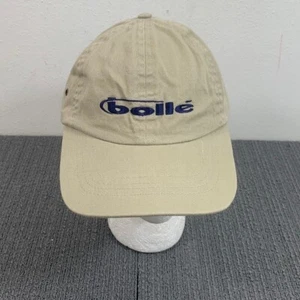 Bolle Baseball Hat Strapback Cap Unisex OSFA Tan Navy Adjustable Bollé Logo - Picture 1 of 11