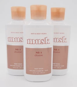 (3) Bath & Body Works Bronze Moschus Nr. 1 CLEANSE Duschgel Vitamin B5 Aloe 10oz - Bild 1 von 12