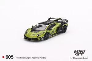 Lamborghini LB-Silhouette WORKS Aventador GT EVO Lime 1:64 Mini GT MGT00605-1H - Picture 1 of 4