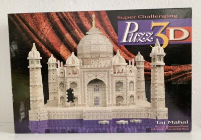 🔥 Puzzle Wrebbit Puzz3D Taj Mahal 3D Super Desafiante 1077 Piezas 1995 Foto 1 de 4