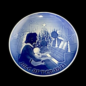B&G Juleaften 1971 In Christmas Eve Plate Copenhagen Denmark - Picture 1 of 5