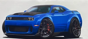 2015 Challenger HELLCAT SRT Street 24”Long Wall Graphic Decal. Peel & Stick. - Picture 1 of 5