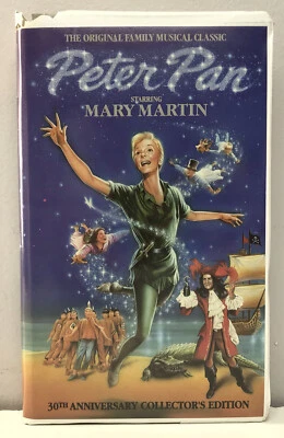 Peter Pan VHS Video Tape 1990 Mary Martin 30th Anniversary Collector's Edition - Image 1 of 4