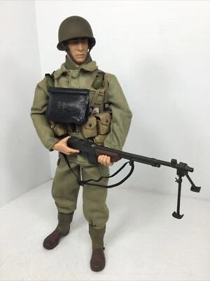 1/6 21ST CENTURY WW2 US 2ND RANGER BTN D DAY OMAHA BEACH BAR GUNNER NORMANDY - Image 1 of 4