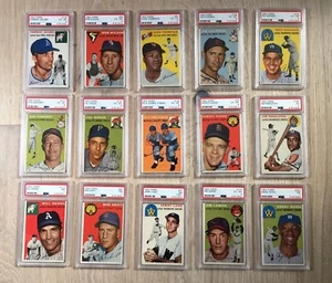 Beautiful 1954 Topps Baseball Commons PSA 5, PSA 6, PSA 7 PICK ONE - Picture 1 of 10