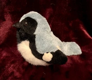 WILD REPUBLIC BIRD PLUSH BLACK THROATED BLUE WARBLER NWT RARE with sound - Picture 1 of 2