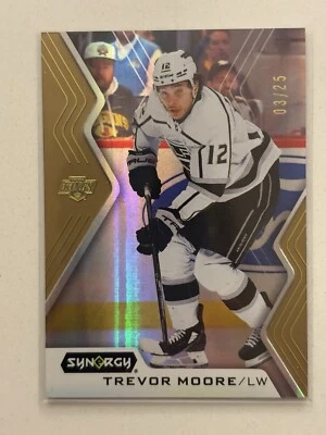 2024-25 Upper Deck Synergy Trevor Moore Gold Parallel Card 3/25 - Image 1 of 2