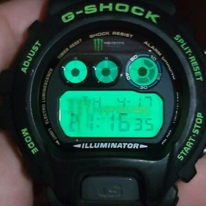 ⌚Rare custom Casio G-Shock DW6900 Monster Energy energy drink tribute - Picture 1 of 12