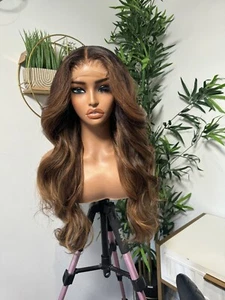Brazillian Human Hair Virgin Bodywave Custom Made Blonde 5x5 Closure 26 Inches - Picture 1 of 3