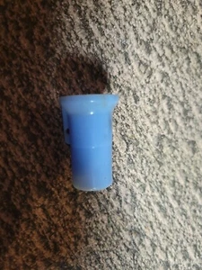 Vintage Risque Mini Peep Show Photo Viewer Plastic Nude Woman lt blue - Picture 1 of 4