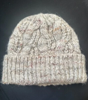 Gorro trenzado Anthropologie color avena/talla única Foto 1 de 4