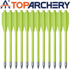 6.3 inch Plastic Bolts Arrows 5.8mm for 50lb bow Hunting Target 12-PACK