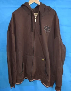 Vintage Pelle Pelle Hoodie  full zip 4XL C-1 - Picture 1 of 9