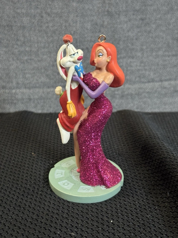 ¡NUEVO!Cuaderno de bocetos de la tienda Disney adorno de Navidad-Roger Jessica Rabbit ¡¡muy RARO!!! Foto 1 de 4