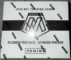 Mosaic NFL 2020 Cello Fat Pack Sealed Box 12 Sealed Packs Burrow Herbert Hurts - Bild 1 von 1