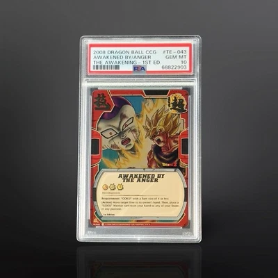 💎Dragon Ball CCG - The Awakening - Awakened By The Anger SR - PSA 10 - Image 1 of 4